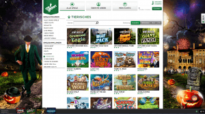 Ist Mr Green seriös? Die Spielothek ist ein sicherer Ort zum Spielen. Screenshot der Lobby
