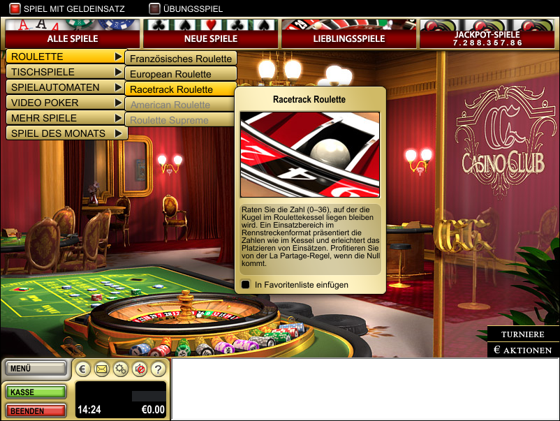 CasinoClub Test