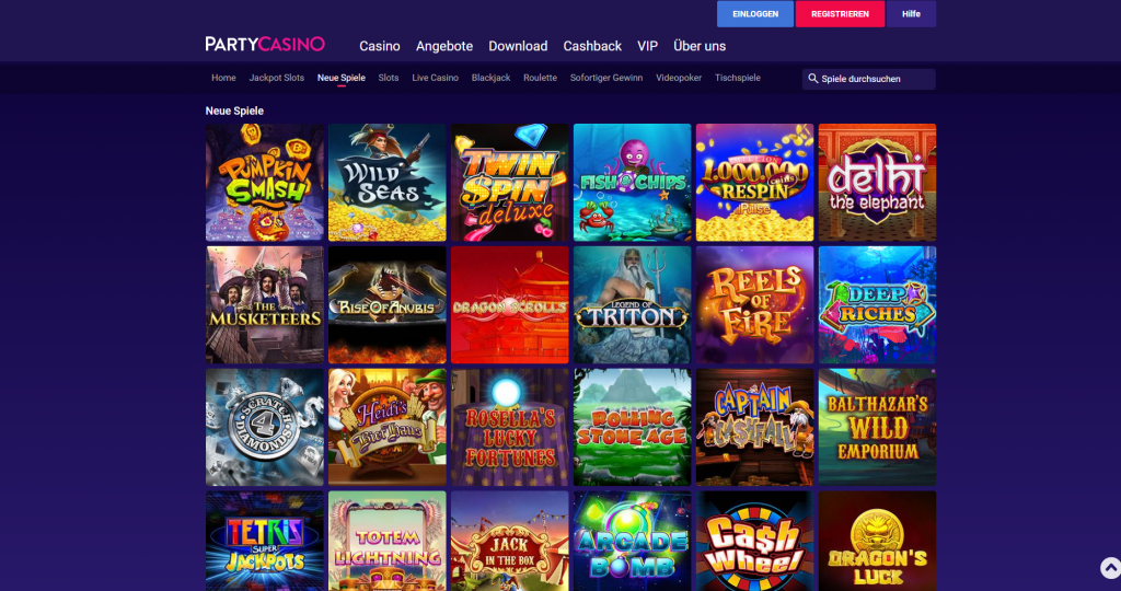 party casino serioes
